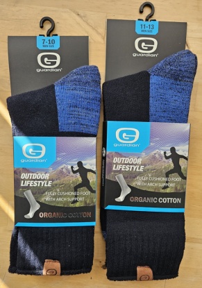 Guardian Mens Organic Cotton Socks